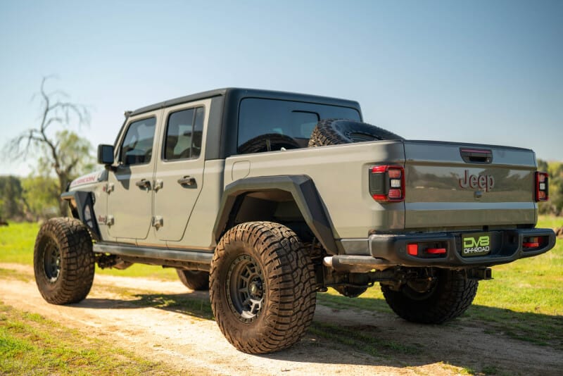 DV8 Offroad 2020+ Jeep Gladiator JT Adjustable In-Bed Tire Carrier thumbnail 2
