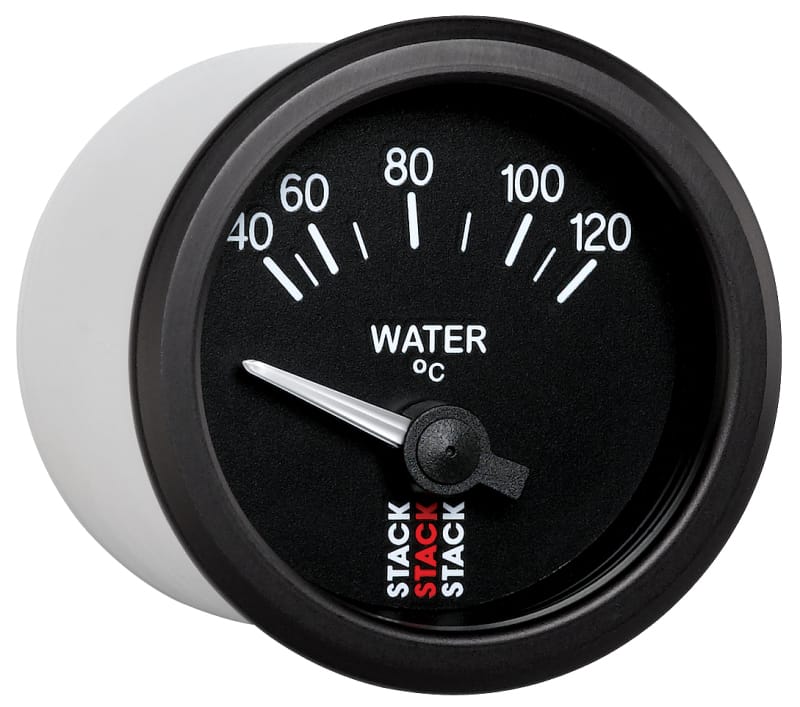 Autometer 52mm Stack Instruments 40-120 Degree C Electric Water Temperature Gauge - Black thumbnail 5