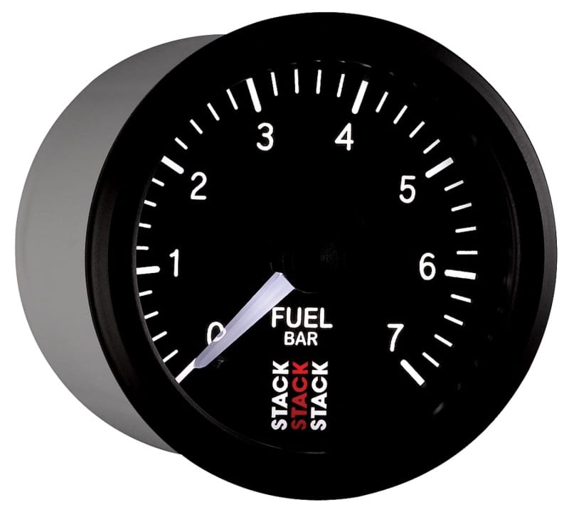 Autometer Stack 52mm 0-7 Bar M10 Male Pro Stepper Motor Fuel Pressure Gauge - Black thumbnail 6
