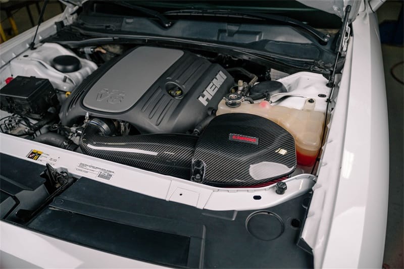 Corsa 11-23 Dodge Challenger/Charger 5.7L V8 Carbon Fiber Open Element Air Intake - Dry thumbnail 2