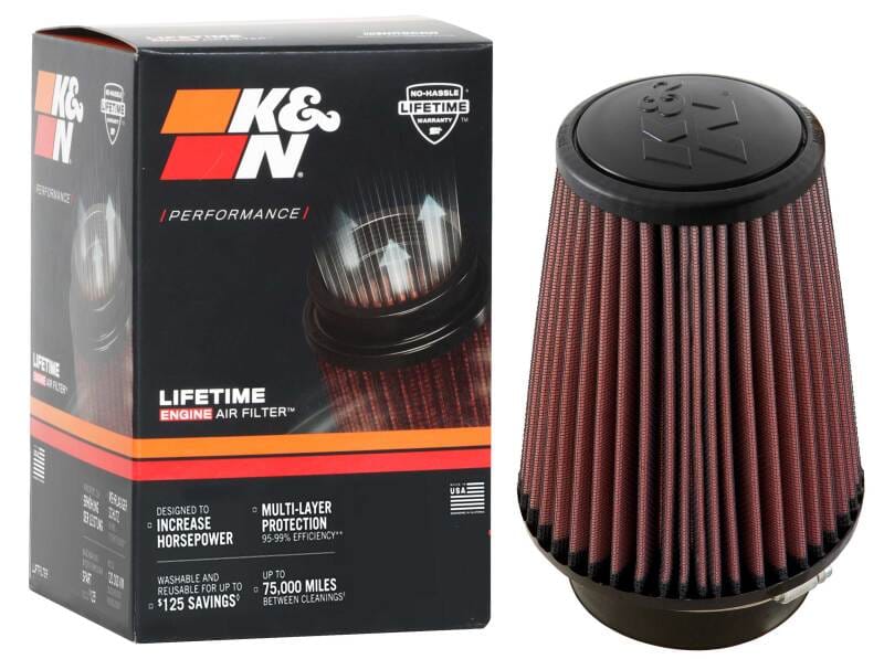K&N Universal Clamp-On Air Filter 4in FLG / 6in B / 4in T / 7in H thumbnail 5