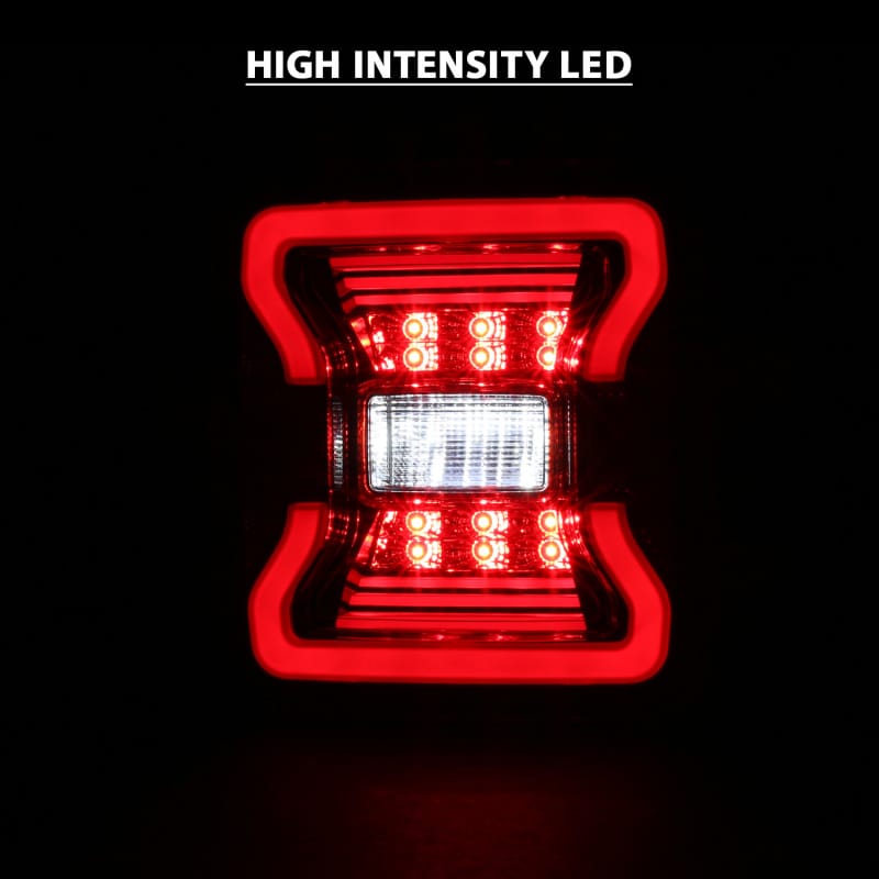 ANZO 18-19 Jeep Wrangler JL LED Taillights Black thumbnail 3