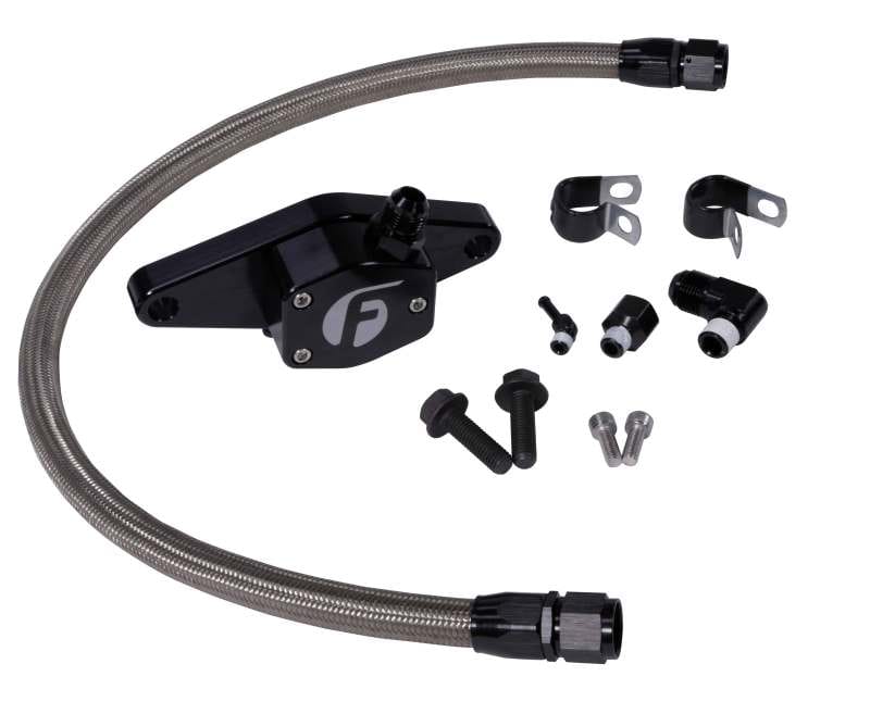 Fleece Performance 94-98 12V Coolant Bypass Kit w/ Stainless Steel Braided Line thumbnail 2