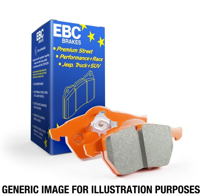 EBC 99-03 Aston Martin DB7 5.9 Orangestuff Front Brake Pads thumbnail 2