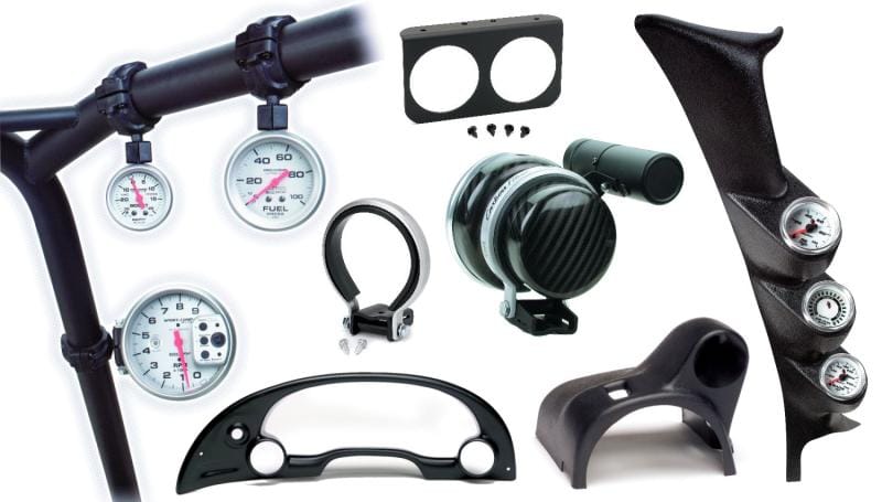 Autometer Mounting Solutions Gauge Mount Dash Top Dual 2 1/15in Dodge Ram 03-09