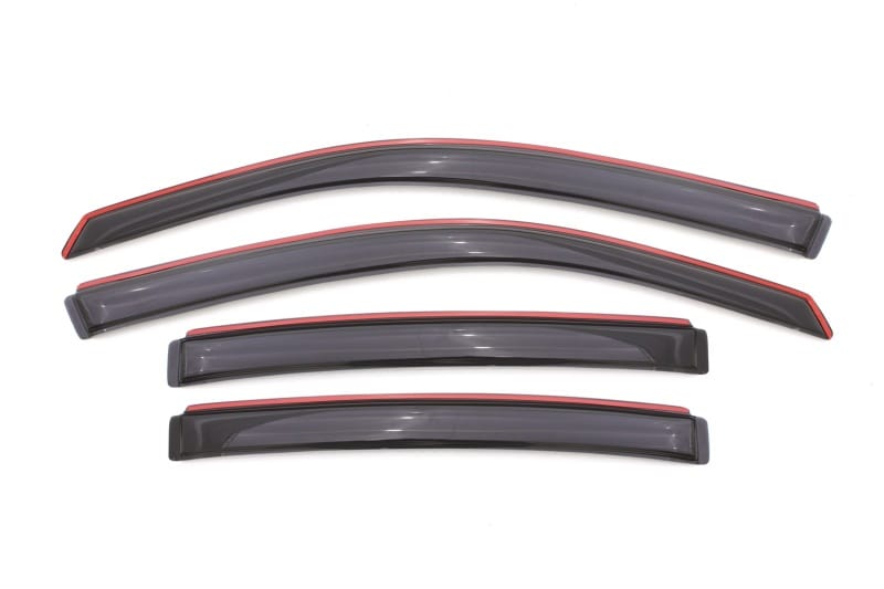 AVS 08-14 Dodge Avenger Ventvisor In-Channel Front & Rear Window Deflectors 4pc - Smoke thumbnail 3