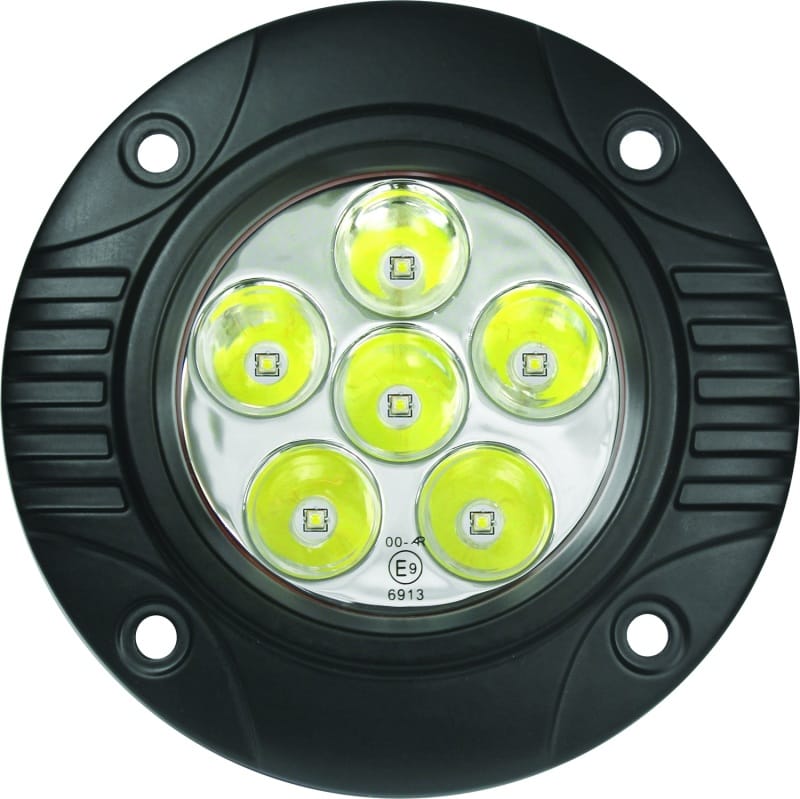 Hella Value Fit 90mm 6 LED Light - FLSH Off Road Spot Light thumbnail 2