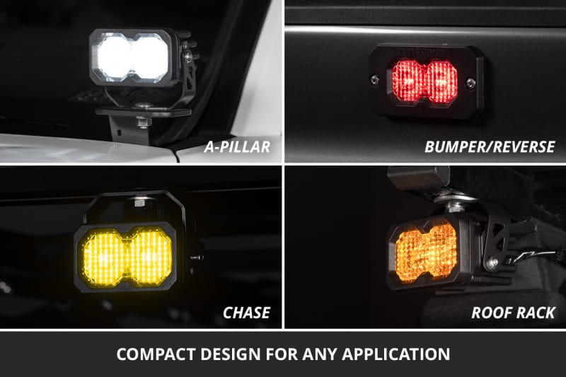 Diode Dynamics C2 2.0 Sport Yellow Driving Standard ABL (pair) thumbnail 4