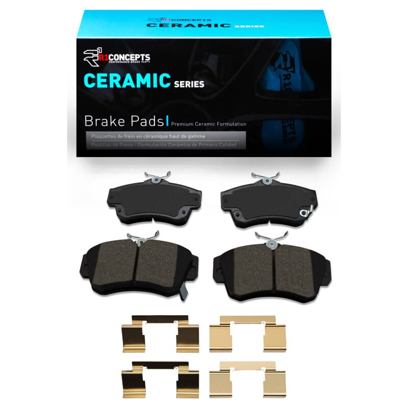 R1 03-09 Chrysler PT Cruiser Front Ceramic Pads & Hardware Kit