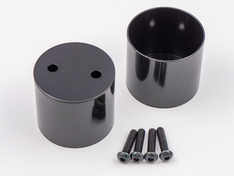 Bestop 20-26 Jeep Gladiator / 18-26 Wrangler JL / 07-18 Wrangler JK Door Mirror Cup Kit (Black)
