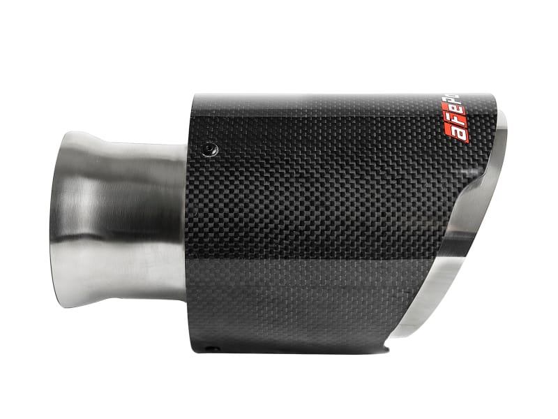 aFe MACH Force-XP 4-1/2in Carbon Fiber OE Replacement Exhaust Tips - 15-19 Dodge Charger/Hellcat thumbnail 2