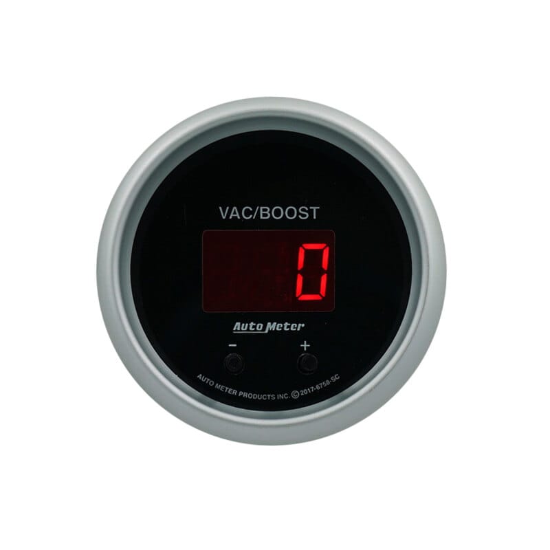 Autometer 52.4mm Black Switchable 0-1600 PSI / 0-110 BAR Vacuum/Boost Sport-Comp Elite Digital Gauge thumbnail 3