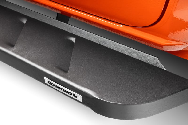 Go Rhino RB10 Running Boards - Tex Black - 87in thumbnail 2