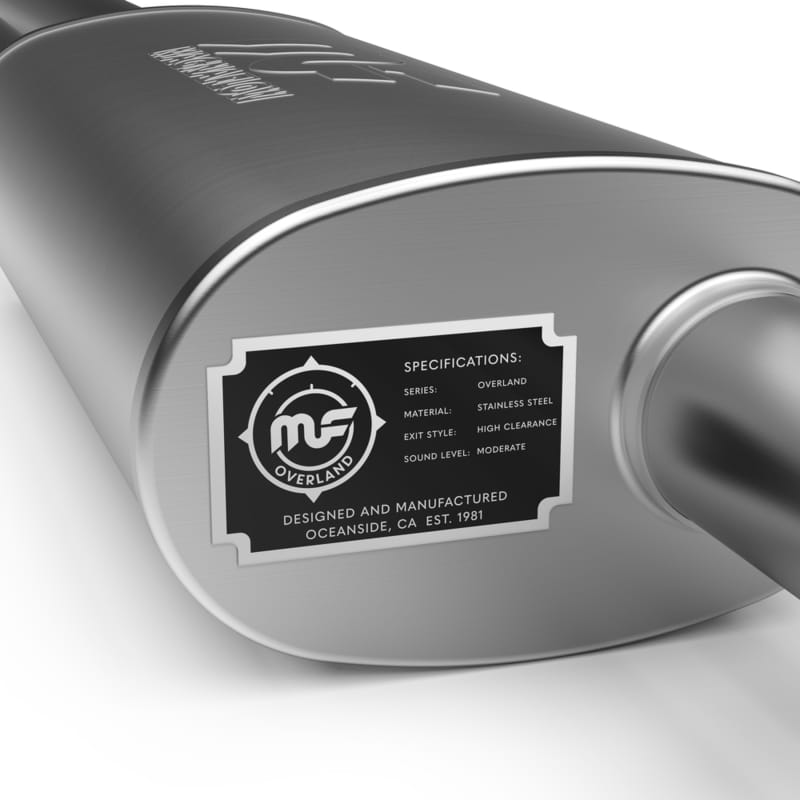 MagnaFlow 07-18 Jeep Wrangler JK Overland Series Axle-Back Exhaust System thumbnail 11