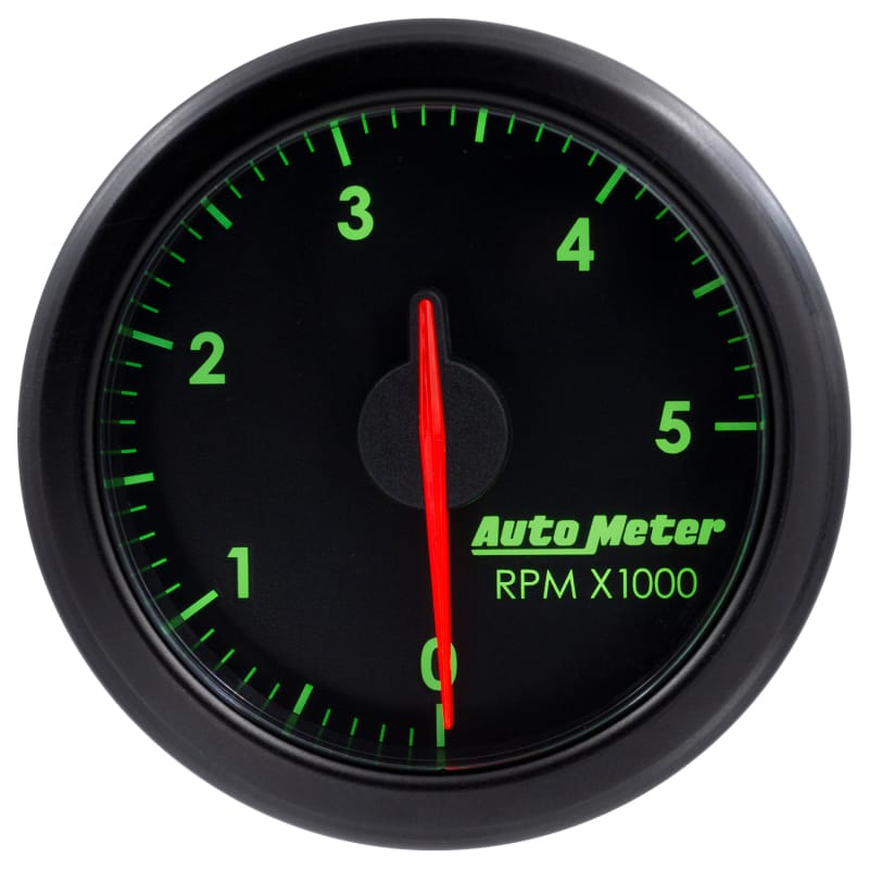 Autometer Airdrive 2-1/6in Tachometer Gauge 0-5K RPM - Black thumbnail 3