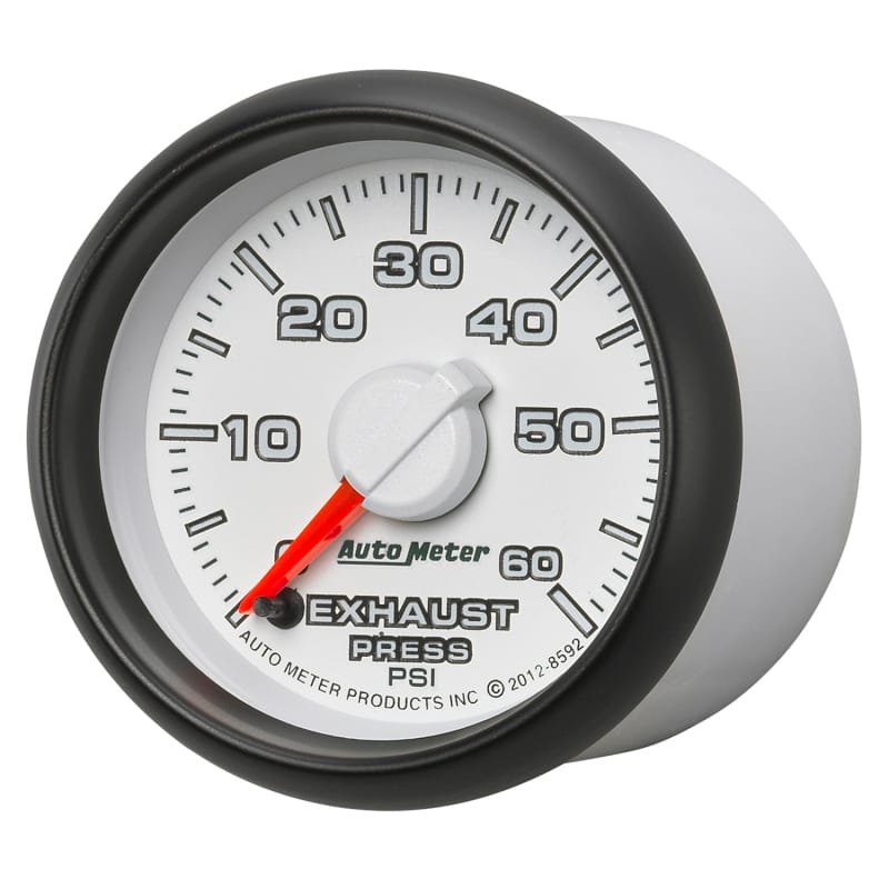 AutoMeter Gauge Exhaust Press. 2-1/16in. 60PSI Stepper Motor Ram Gen 3 Factory Match thumbnail 2