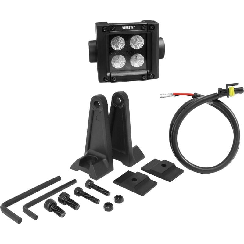 Westin B-FORCE LED Light Bar Double Row 2 inch Flood w/3W Cree - Black thumbnail 2
