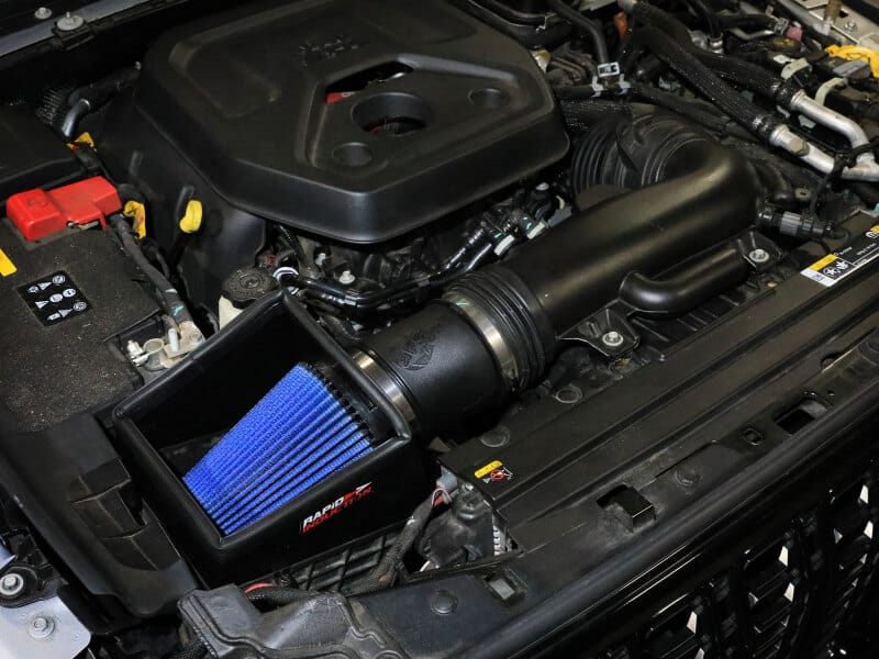aFe 24-26 Jeep Wrangler JL L4-2.0L Rapid Induction Cold Air Intake System w/ Pro 5R Filter thumbnail 4