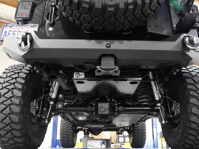 aFe Power Cover Glide Guard On Board Compressor Mount 07-14 Jeep Wrangler JK V6 3.6L-3.8L thumbnail 3