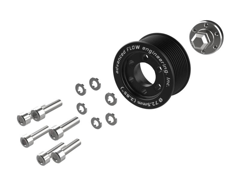 aFe 15-23 Dodge Challenger / 15-23 Dodge Charger SRT Hellcat 2.85in Supercharger Power Pulley Kit thumbnail 2