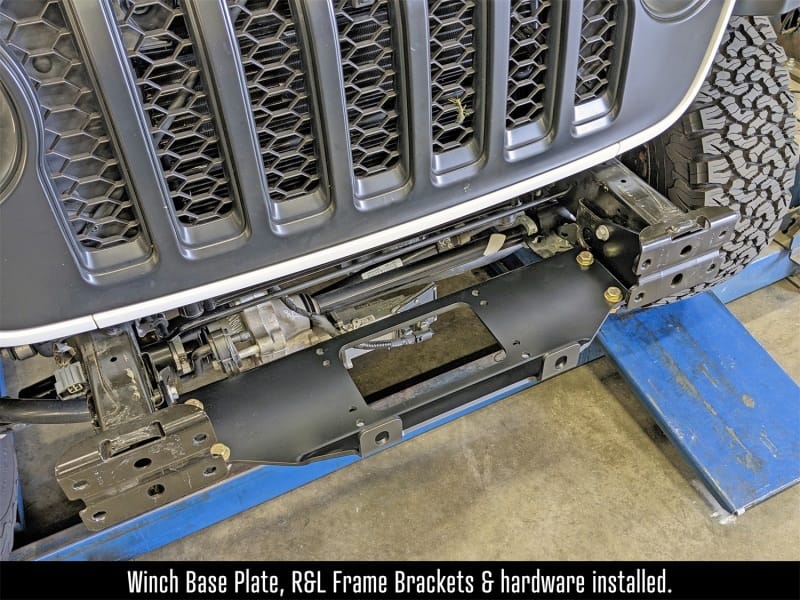 RockJock JL/JT Winch Plate Kit Steel Bumper thumbnail 2