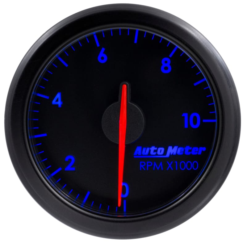 Autometer Airdrive 2-1/6in Tachometer Gauge 0-10K RMP - Black thumbnail 2