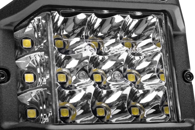 Go Rhino Xplor Bright Series Sideline Cube LED Spot Light Kit (Surface Mount) 4x3 - Blk (Pair) thumbnail 3