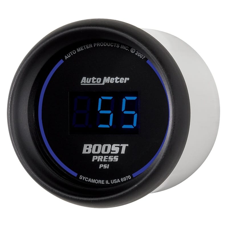 Autometer Cobalt Digital 52mm Digital 5-60 PSI Boost Gauge thumbnail 2