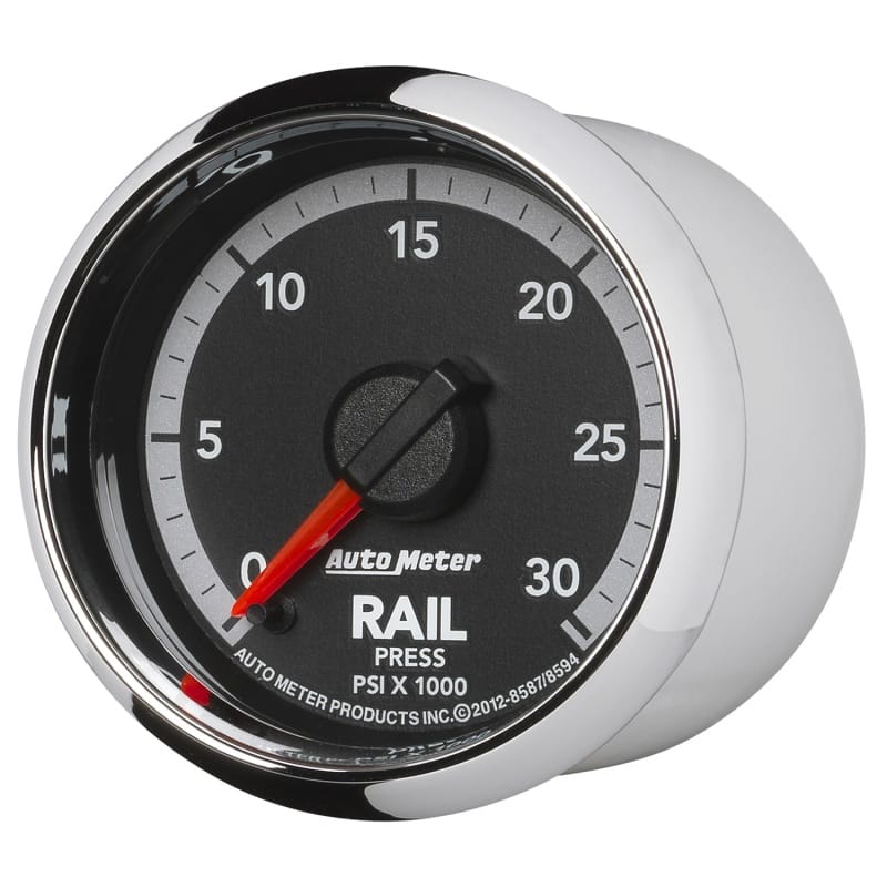 Autometer Factory Match Dodge 6.7L 4th Gen Fuel Rail Pressure Gauge 2-1/16in FSE thumbnail 2