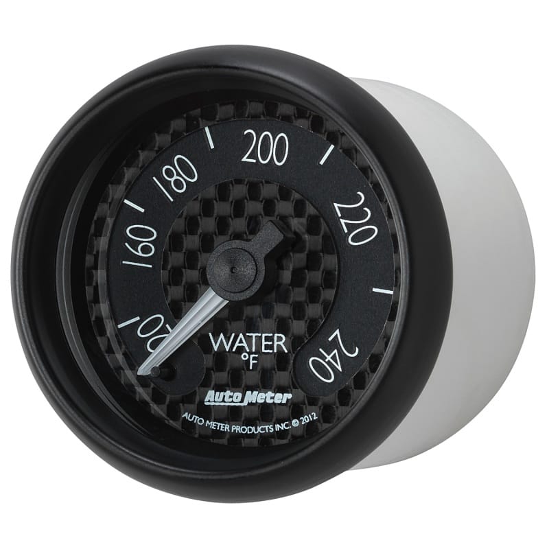 Autometer GT Series 52mm Mechanical 120-240 Deg F Water Temperature Gauge thumbnail 2