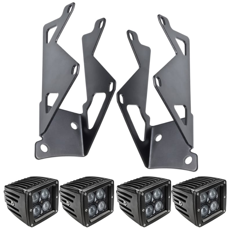 Oracle Jeep JK Dual Mounting Pillar Brackets/Lights Combo thumbnail 2