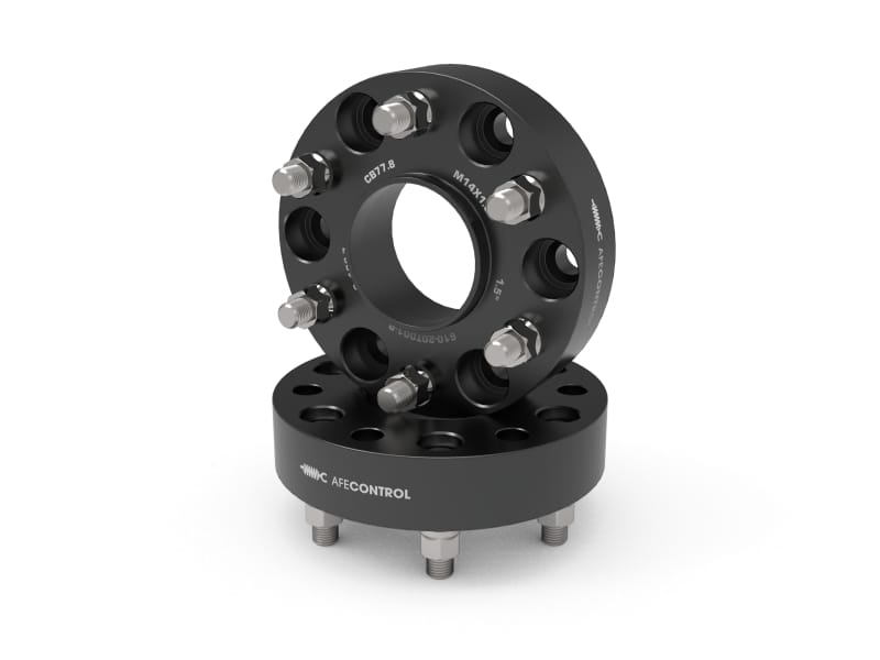 aFe CONTROL Billet Aluminum Wheel Spacers 6x5.5mm / CB 77.8mm / 1.5in - 19-25 RAM 1500