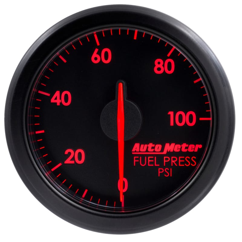 Autometer Airdrive 2-1/6in Fuel Pressure Gauge 0-100 PSI - Black thumbnail 4