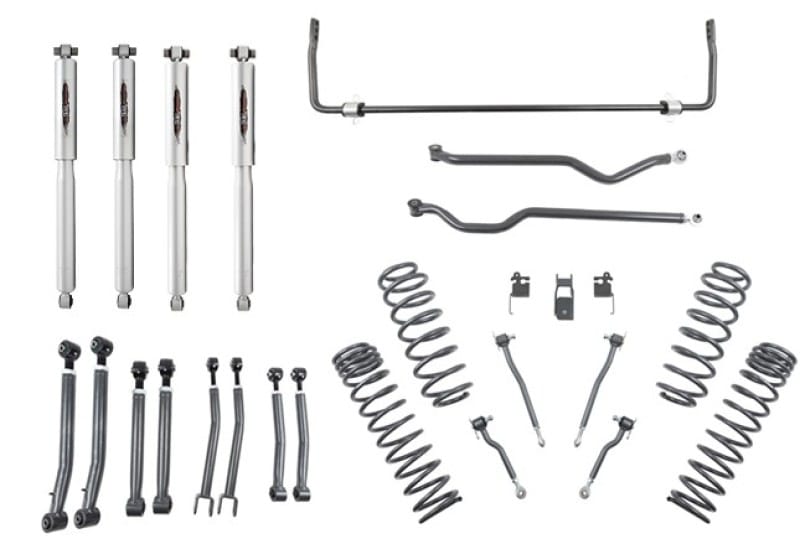 Belltech 18-19 Wrangler Rubicon JL 4dr 4in Trail Performance Lift Kit w/ Rear Sway Bar thumbnail 2