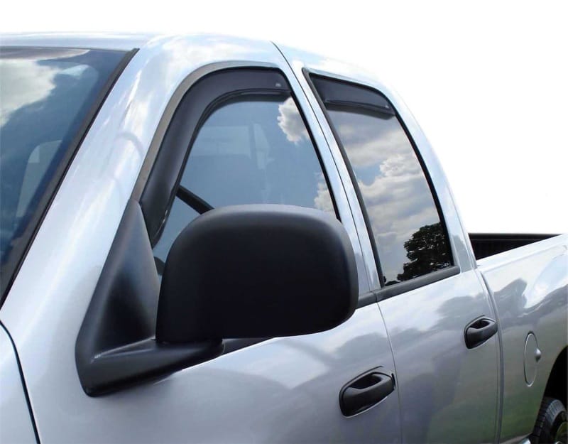 AVS 06-08 Dodge RAM 1500 Mega Cab Ventvisor In-Channel Front & Rear Window Deflectors 4pc - Smoke thumbnail 2