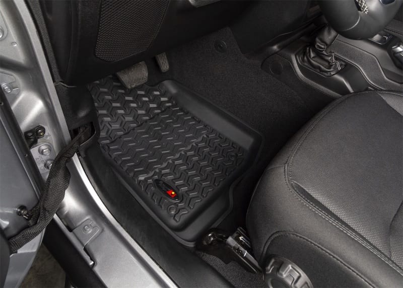 Rugged Ridge Floor Liner Kit Black F/R/Full Cargo 18-20 Jeep Wrangler JL 2Dr thumbnail 3