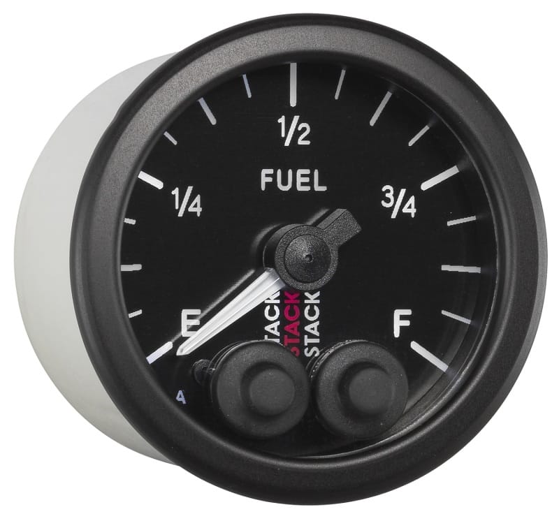 Autometer Stack 52mm 0-280 Ohm Programmable Pro-Control Fuel Level Gauge - Black thumbnail 5