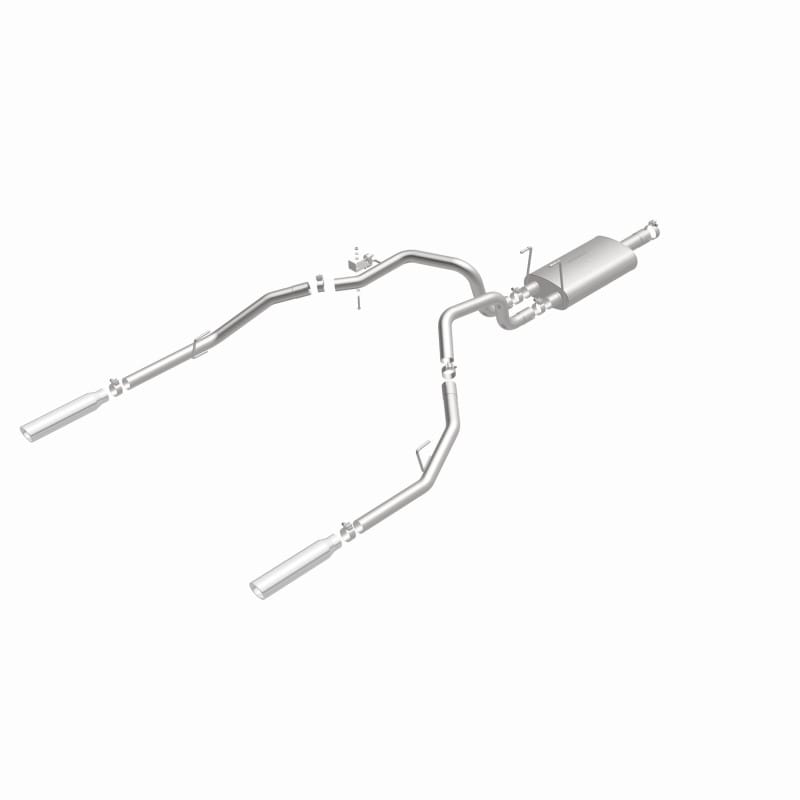 Magnaflow 09-13 Dodge Ram 1500 V6 3.6L Dual Spilt Rear Exit Polished Stainless C/B Perf Exhaust thumbnail 2
