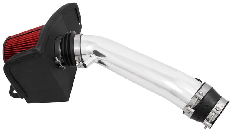 Spectre 16-18 Jeep Grand Cherokee V6-3.6L F/I Air Intake Kit - Polished w/Red Filter thumbnail 4