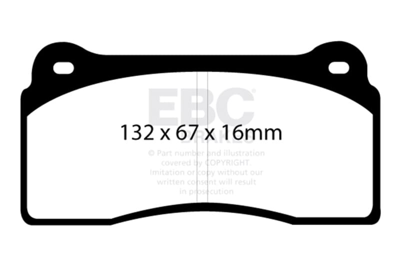 EBC Racing 99-03 Aston Martin DB7 5.9L SR-11 Sintered Race Front/Rear Brake Pads