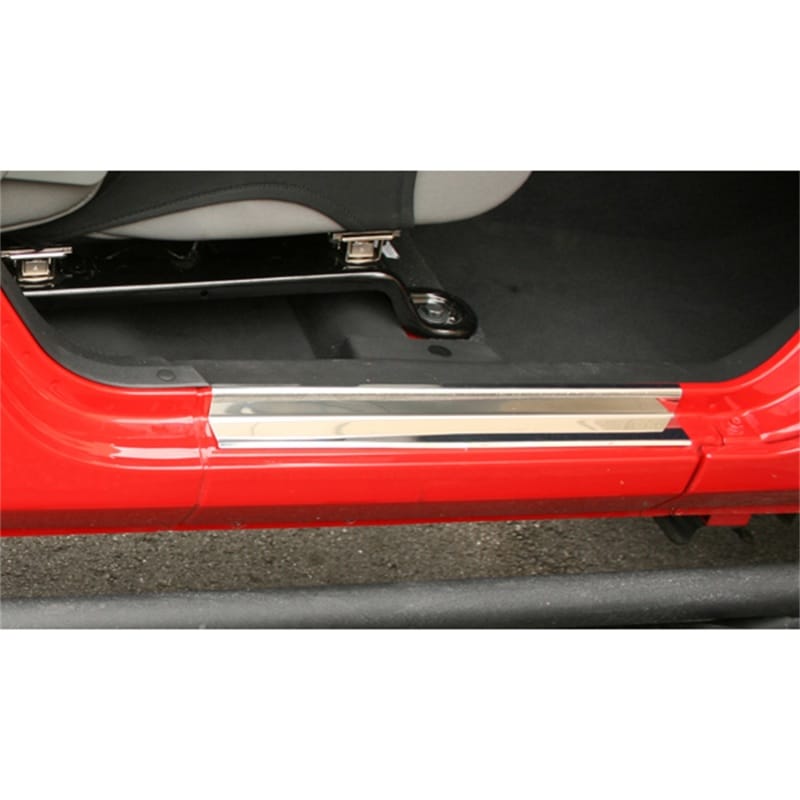 Rugged Ridge 07-18 Jeep Wrangler 2 Door Stainless Steel Door Entry Guards thumbnail 2