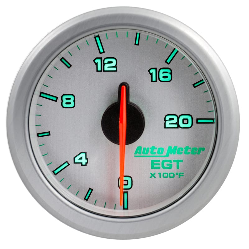 Autometer Airdrive 2-1/16in EGT Gauge 0-2000 Degrees F - Silver thumbnail 7