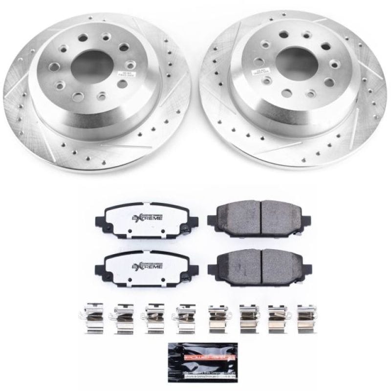 Power Stop 18-19 Jeep Wrangler Rear Z36 Truck & Tow Brake Kit - K7943-36