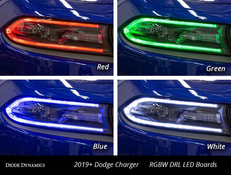 Diode Dynamics RGBW DRL LED Boards for 2019-2021 Dodge Charger thumbnail 5