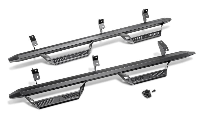 N-Fab Predator Pro Step System 2018 Jeep Wrangler JL 4 Door SUV - Tex. Black