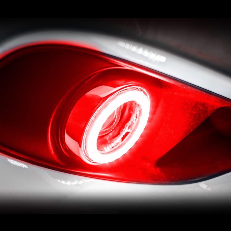 Oracle 11-19 Chrysler 300/300C/SRT8 Surface Mount LED Projector Fog Light Halo Kit - Red thumbnail 2