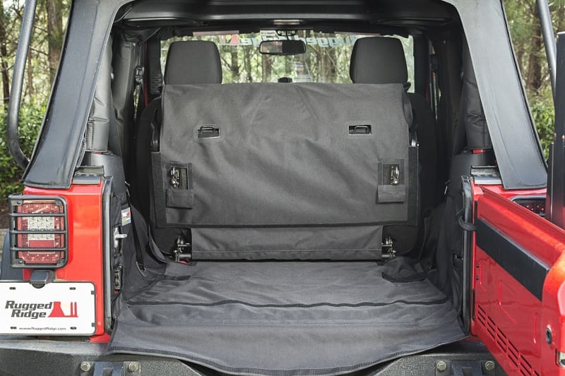 Rugged Ridge C3 Cargo Cover W/O Subwoofer 07-18 Jeep Wrangler JK 2 Door thumbnail 2