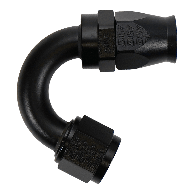 DeatschWerks 10AN Female Flare Swivel (Incl Ferule/Olive) 150-degree Hose End PTFE