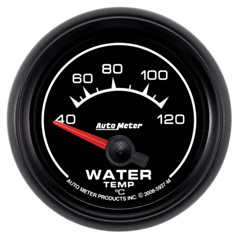 Autometer ES 52mm 40-120 Deg C Short Sweep Electric Water Temperature Gauge thumbnail 2