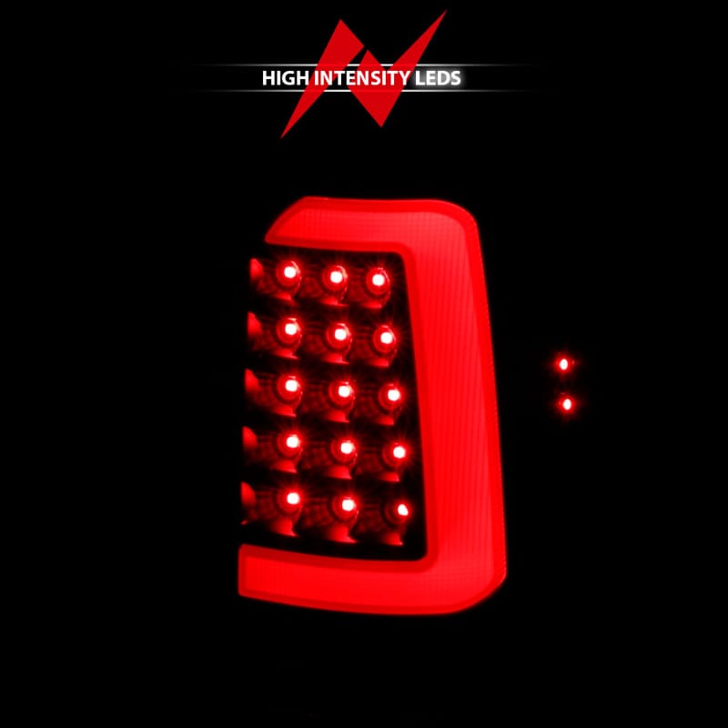 ANZO 1997-2004 Dodge Dakota LED Taillights Black Housing Clear Lens Pair thumbnail 7